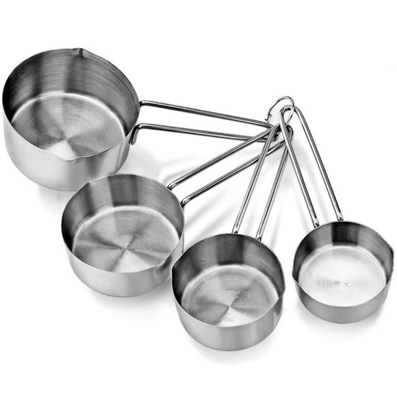 Stainless Steel Measuring Cups for Liquids Set of 4 with indent for an easy pour - Picture 2 of 7